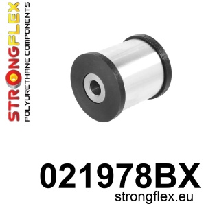 Strongflex Audi / Porsche Achterste onderste draagarm – achterste rubber ZWART – 021978BX