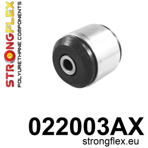 Strongflex Audi / Volkswagen Achterste onderste draagarm – rubber achter SPORT ZWART – 022003AX