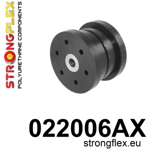 Strongflex Audi / Volkswagen Achterdifferentieel – rubber achter SPORT ZWART – 022006AX