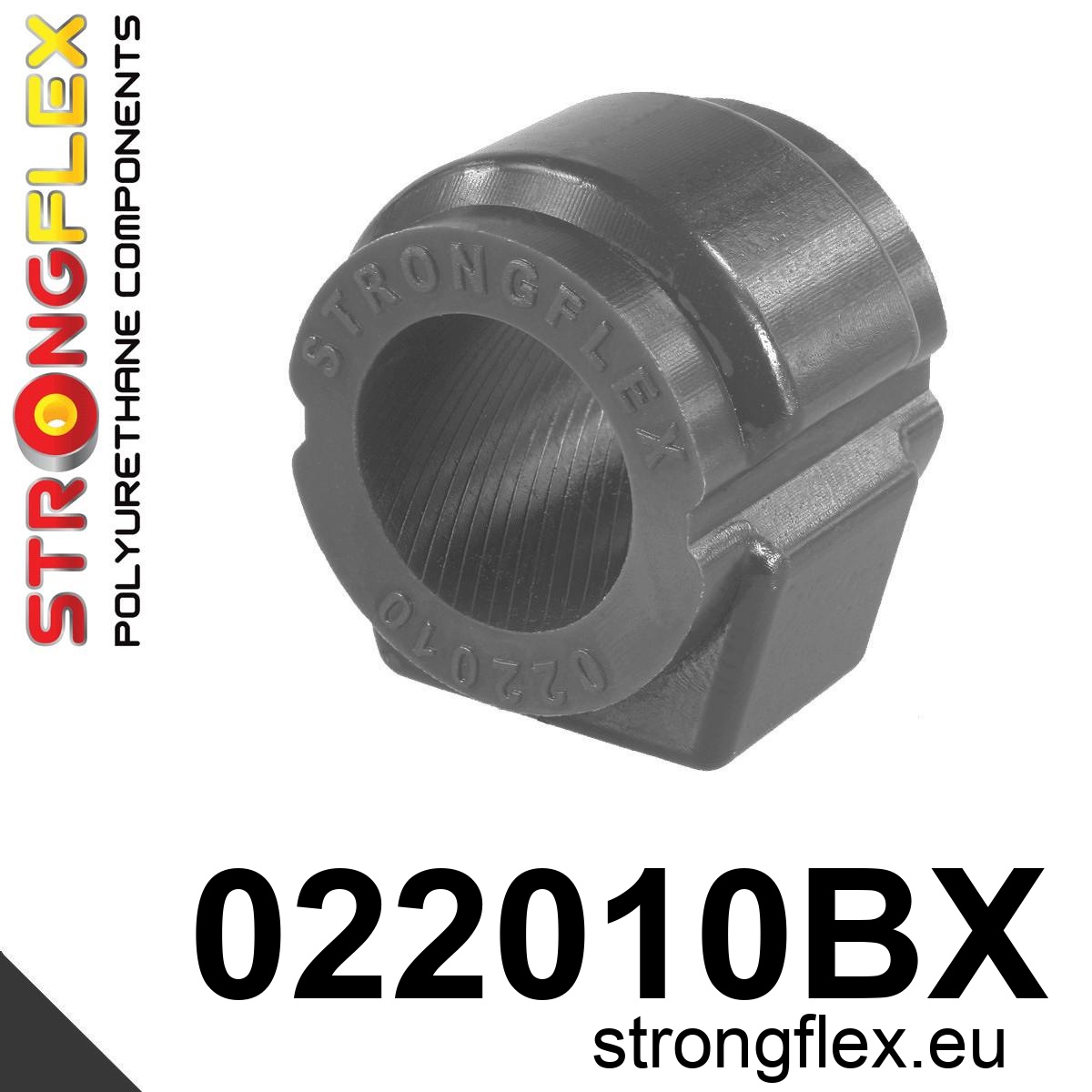 Strongflex Audi / Volkswagen Voorste stabilisatorrubber ZWART – 022010BX 1 Strongflex Audi / Volkswagen Voorste stabilisatorrubber ZWART – 022010BX