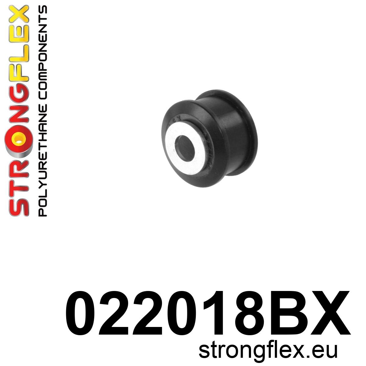Strongflex Audi / Porsche / Volkswagen Rubber voorste koppelstang ZWART – 022018BX 1 Strongflex Audi / Porsche / Volkswagen Rubber voorste koppelstang ZWART – 022018BX