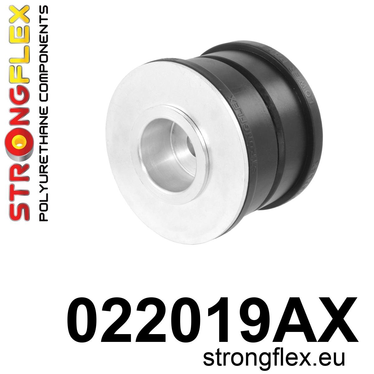 Strongflex Audi / Porsche / Volkswagen Voorste subframe rubber SPORT ZWART – 022019AX 1 Strongflex Audi / Porsche / Volkswagen Voorste subframe rubber SPORT ZWART – 022019AX
