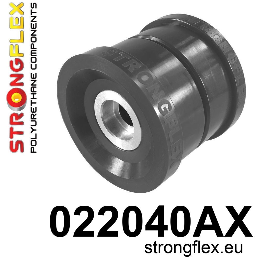 Strongflex Audi A6 / S6 / RS6 Achterste subframe- voorste rubber SPORT ZWART – 022040AX