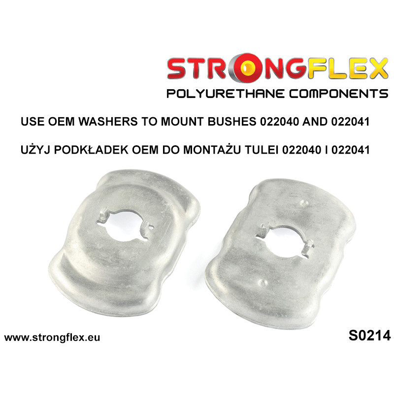 Strongflex Audi A6 / S6 / RS6 Achterste subframe- voorste rubber SPORT ZWART – 022040AX 2 Strongflex Audi A6 / S6 / RS6 Achterste subframe- voorste rubber SPORT ZWART – 022040AX – Bild 2