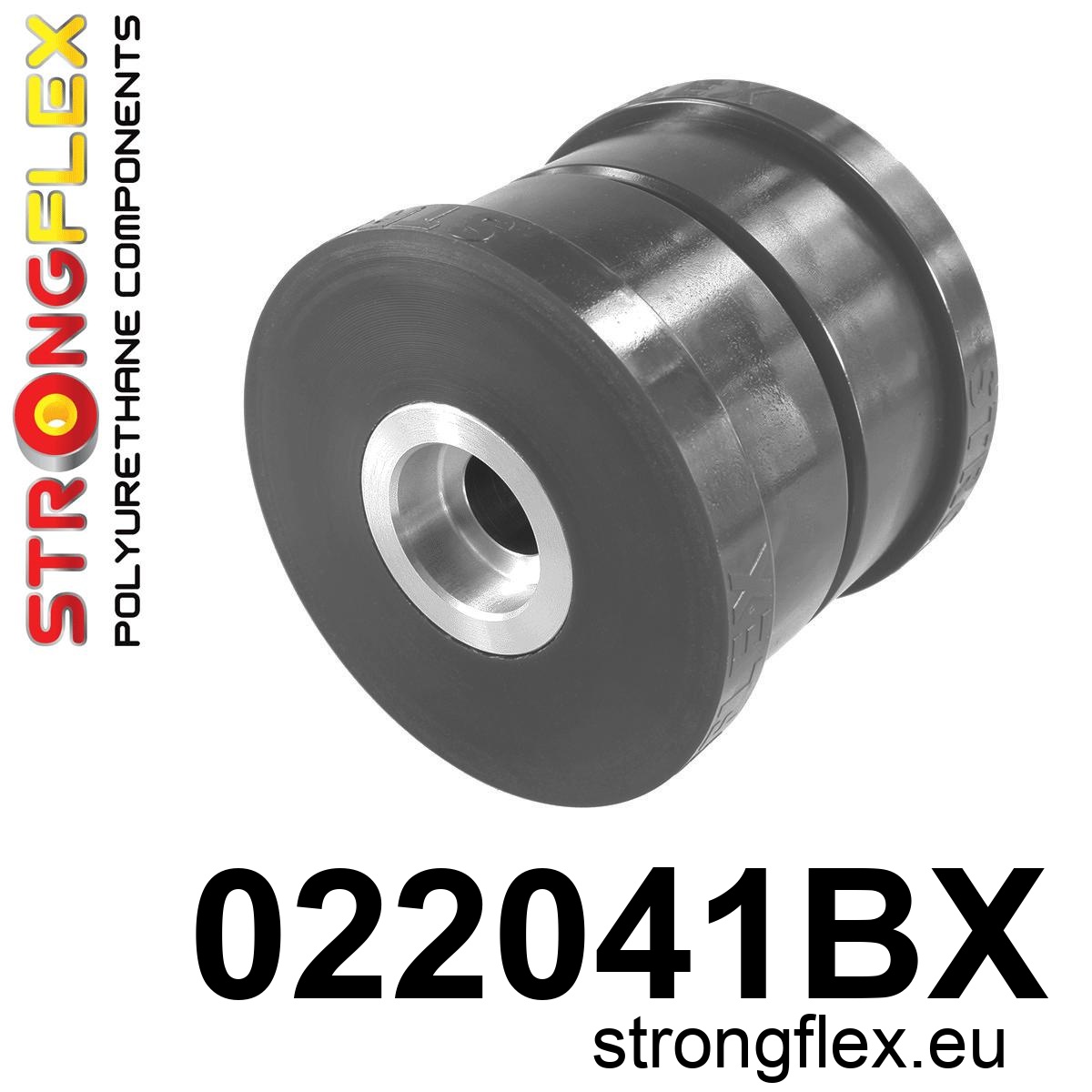 Strongflex Audi A6 / S6 / RS6 Achterste subframe- achterste rubber ZWART – 022041BX 1 Strongflex Audi A6 / S6 / RS6 Achterste subframe- achterste rubber ZWART – 022041BX