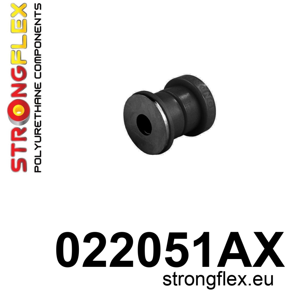 Strongflex Audi 100 / 90 / S4 Achterste fuseerubber – achterste SPORT ZWART – 022051AX