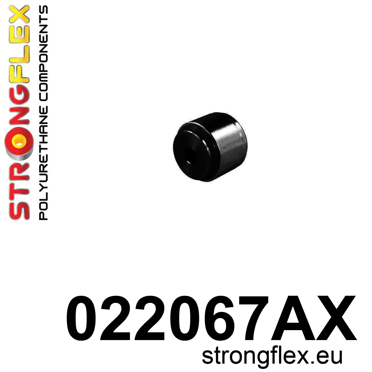 Strongflex Audi RS4 / S4 / A4 Achterste draagarmrubber – buitenzijde SPORT ZWART – 022067AX 1 Strongflex Audi RS4 / S4 / A4 Achterste draagarmrubber – buitenzijde SPORT ZWART – 022067AX