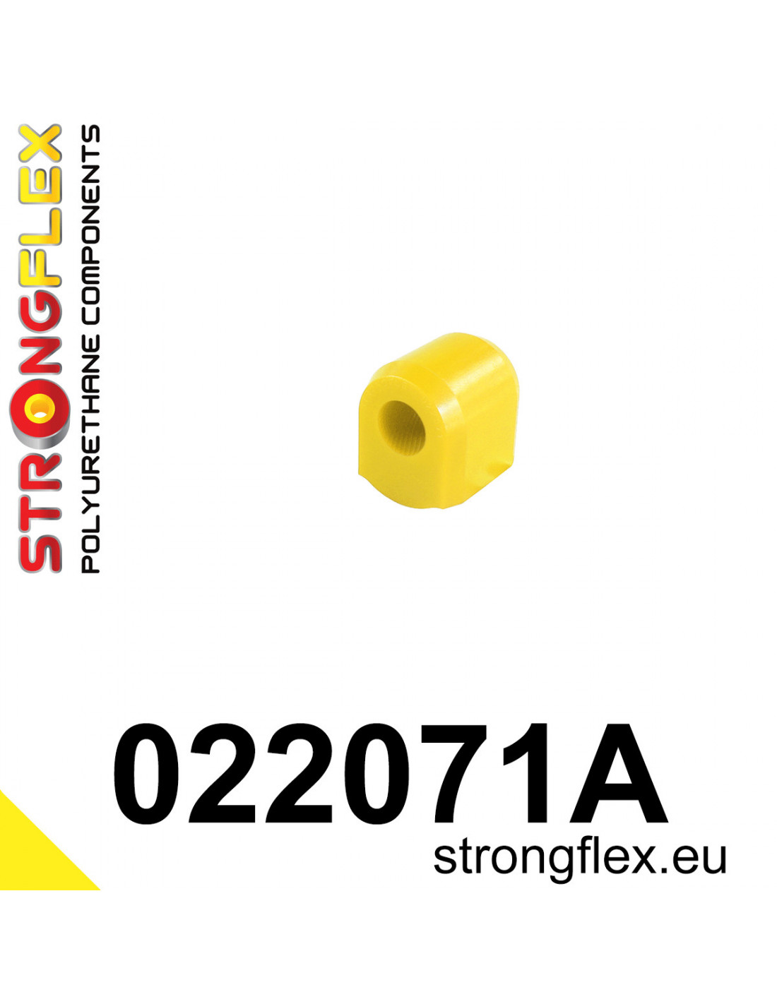 Strongflex Audi RS4 / S4 / A4 Achterste stabilisatorrubber SPORT – 022071A 1 Strongflex Audi RS4 / S4 / A4 Achterste stabilisatorrubber SPORT – 022071A
