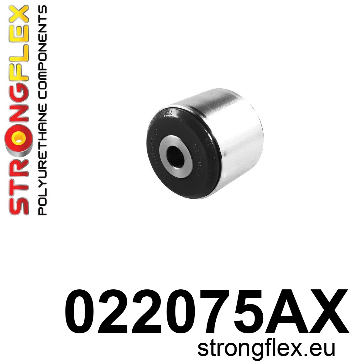 Strongflex Audi 100 / 90 / A6 Achterste montagerubber SPORT ZWART – 022075AX 1 Strongflex Audi 100 / 90 / A6 Achterste montagerubber SPORT ZWART – 022075AX