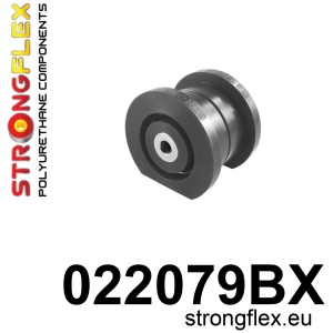 Strongflex Audi 80 / 90 / S2 Achterste differentieel-montagehuls – achter ZWART – 022079BX