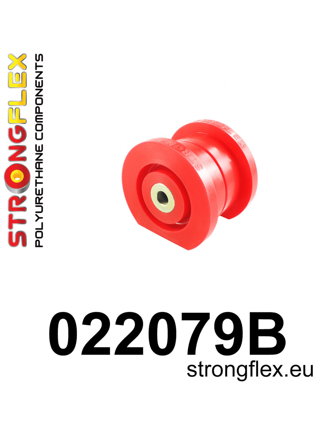 Strongflex Audi 80 / 90 / S2 Achterste differentieel-montagehuls - achter – 022079B 1 Strongflex Audi 80 / 90 / S2 Achterste differentieel-montagehuls - achter – 022079B