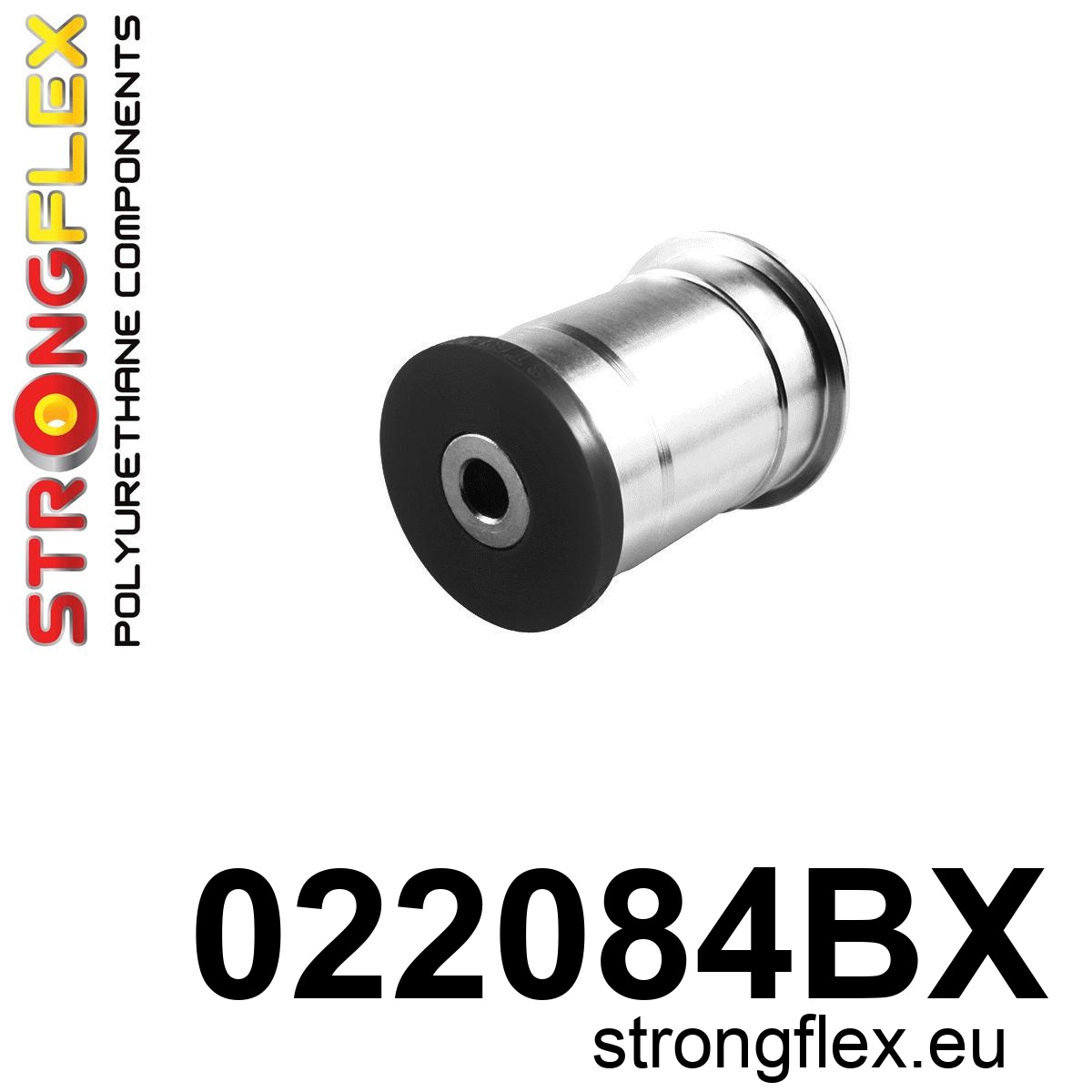 Strongflex Audi 80 / 90 Achterste montagerubber ZWART – 022084BX 1 Strongflex Audi 80 / 90 Achterste montagerubber ZWART – 022084BX
