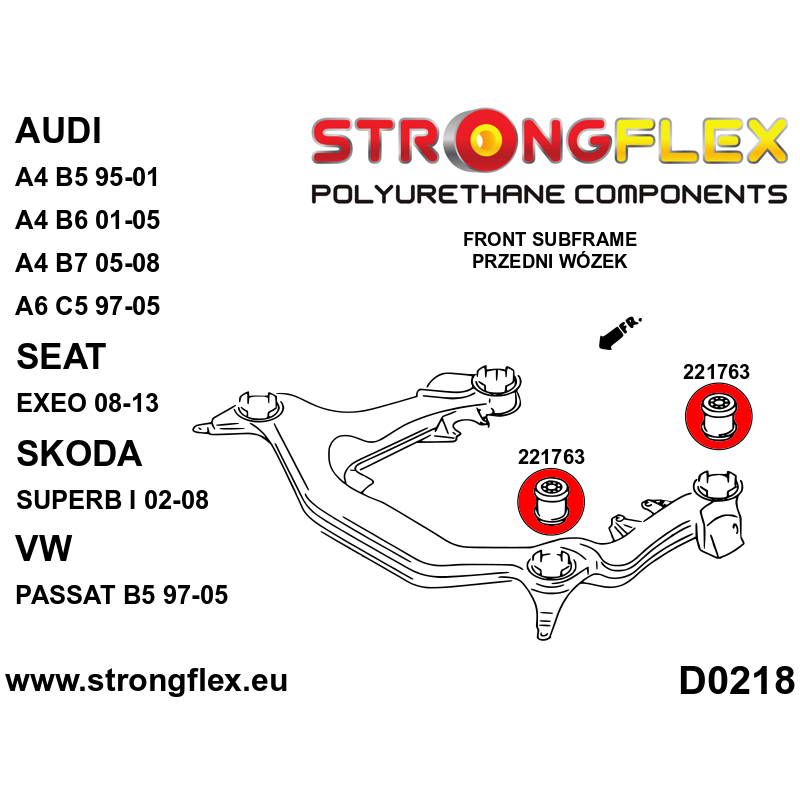 Strongflex Audi / Volkswagen Complete ophangingsset SPORT – 026239A 3 Strongflex Audi / Volkswagen Complete ophangingsset SPORT – 026239A – Image 3