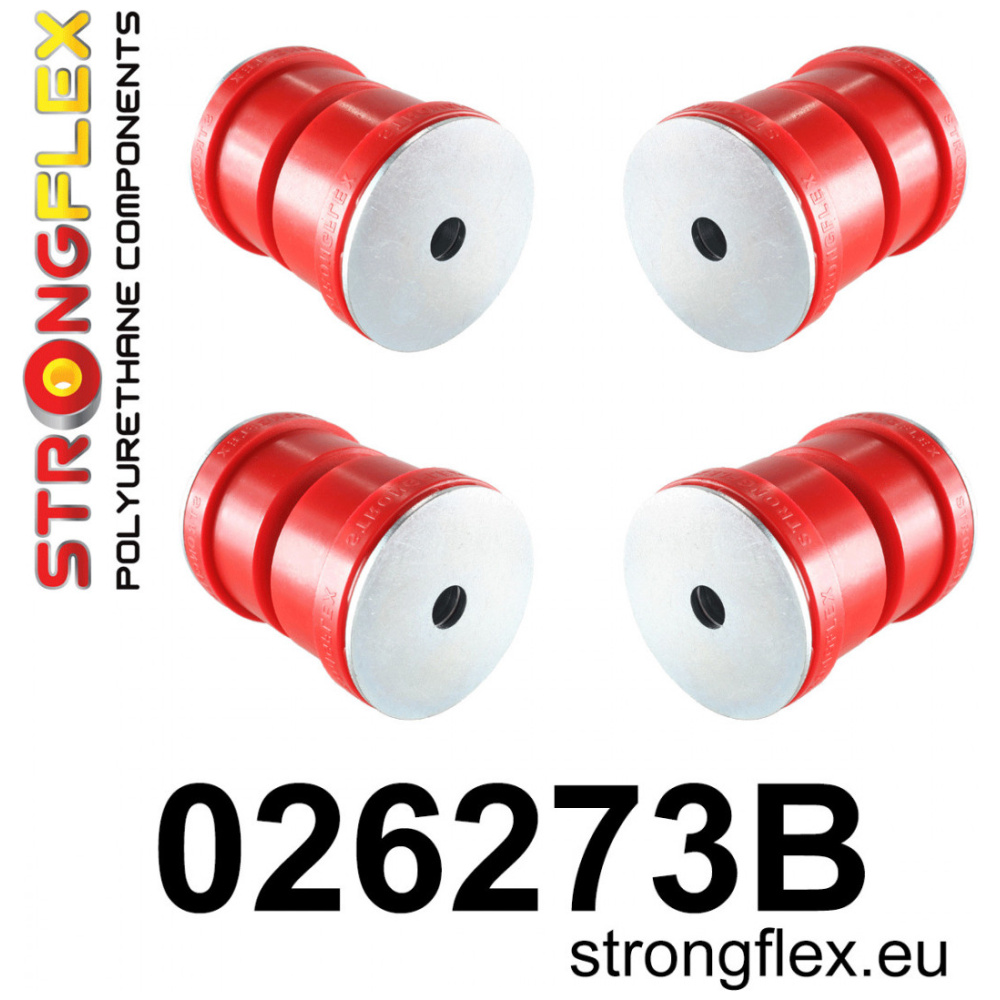 Strongflex Audi / Volkswagen Achteras-subframe - rubberset - tot 28. mei 2012 – 026273B