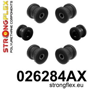 Strongflex Audi / Volkswagen Voorste en achterste draagarmrubber SPORT ZWART – 021459AX