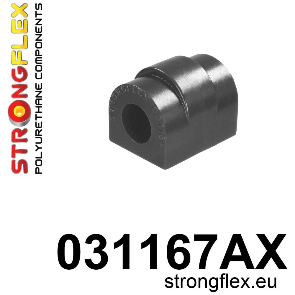 Strongflex BMW E36/E46/E28 Voorste/achterste stabilisatorrubber SPORT ZWART – 031167AX