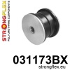 Strongflex BMW E36/E46/E83 Achteras schuine draagarm rubber voor ZWART – 031173BX