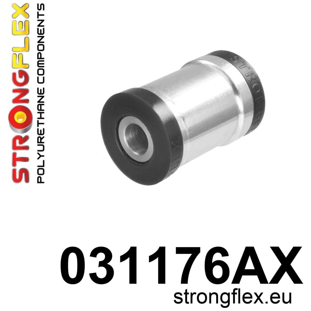 Strongflex Achteras Binnenste Camber Arm Pu Rubber – BMW E36 E46 M3 Z1 Z4 X3 – 90ShA ZWART – 031176AX