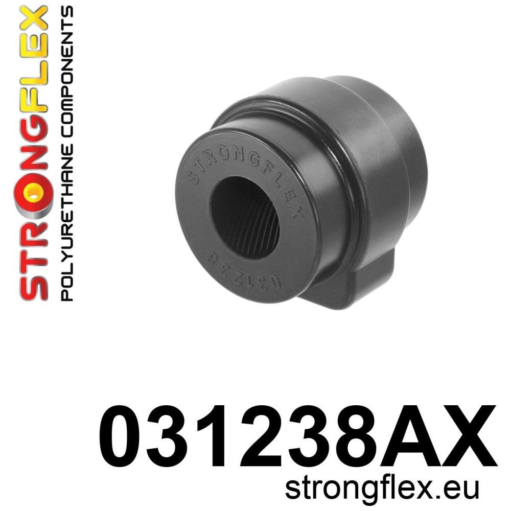 Strongflex BMW E39/E38 Voorste stabilisatorrubber SPORT ZWART – 031238AX