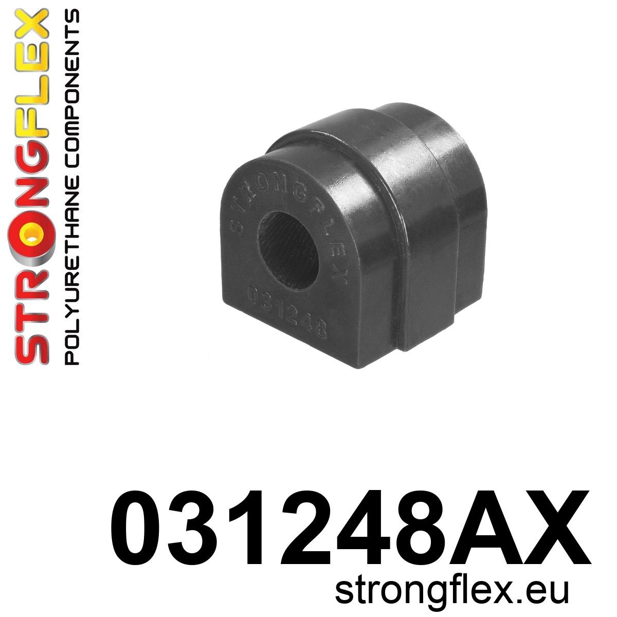 Strongflex BMW Z4/E89 Complete ophangrubberset SPORT ZWART – 036072AX 2 Strongflex BMW E81/E82/E87 Voorste stabilisatorrubber SPORT ZWART – 031248AX