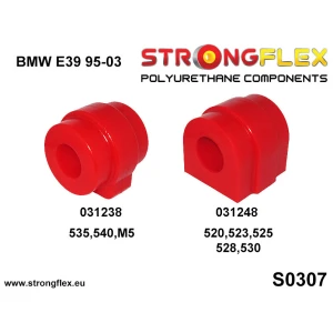 Strongflex BMW E81/E82/E87 Voorste stabilisatorrubber 21-30mm ZWART – 031248BX