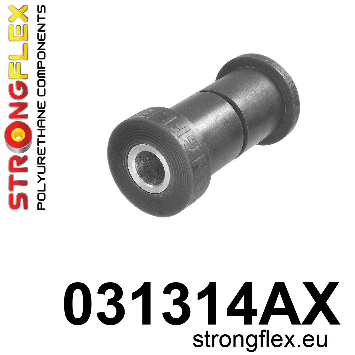 Strongflex BMW E23 Achteras rubberset SPORT ZWART – 036125AX 1 Strongflex BMW E114/E115/E21 Achterste draagarmrubber SPORT ZWART – 031314AX