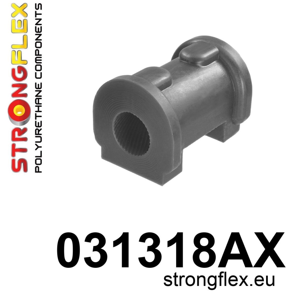Strongflex BMW E30/Z1 Silentbloc de barre stabilisatrice avant SPORT NOIR – 031318AX