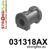 Strongflex BMW E30/Z1 Voorste stabilisatorrubber SPORT ZWART – 031318AX