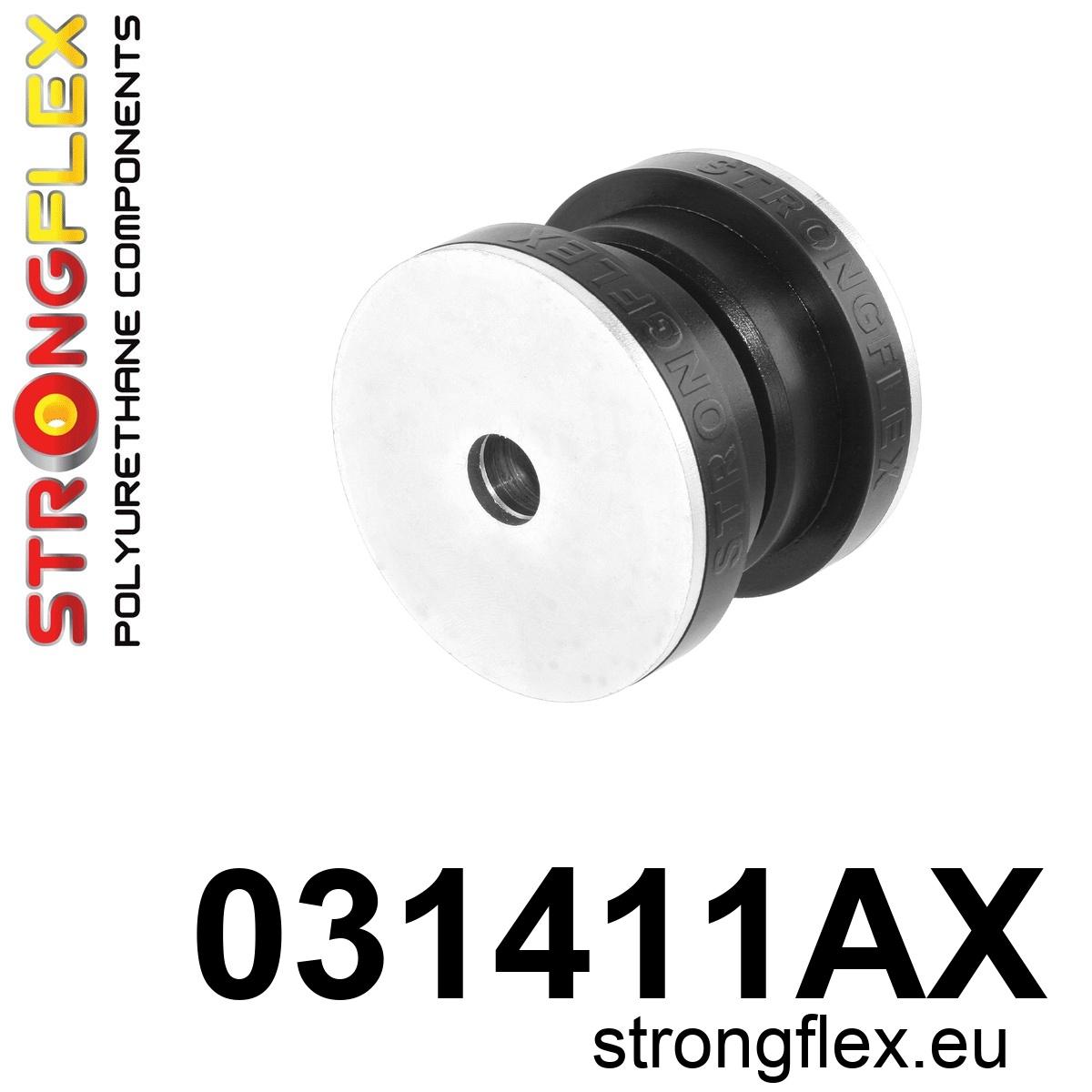 Strongflex BMW E31 Complete ophangrubberset SPORT ZWART – 036085AX 2 Strongflex BMW E34/E32/E31 Voorste draagarmrubber – achter SPORT ZWART – 031411AX
