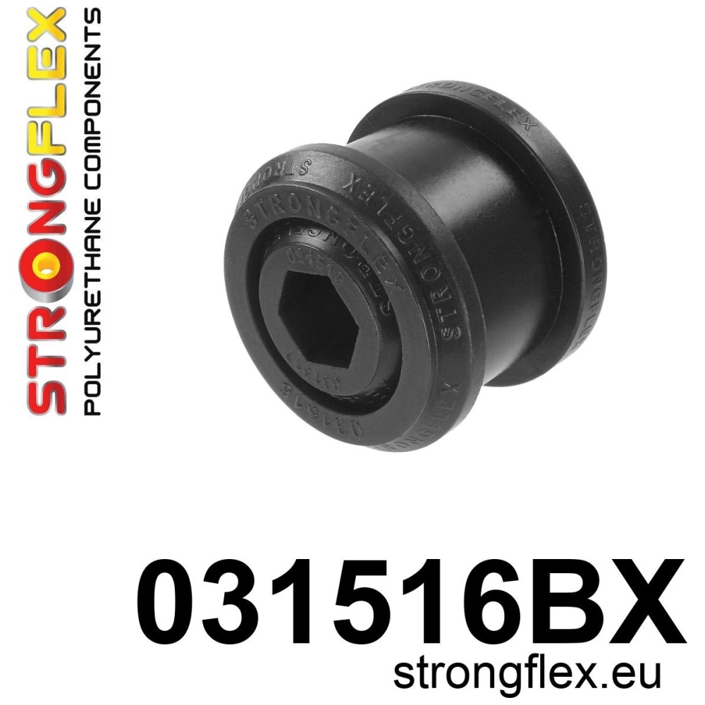 Strongflex BMW E46 Draagarmrubber Centric 60mm (vooras) ZWART – 031516BX