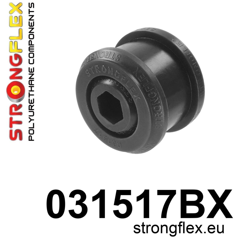 Strongflex BMW E46 Draagarmrubber Centric 66mm (vooras) ZWART – 031517BX
