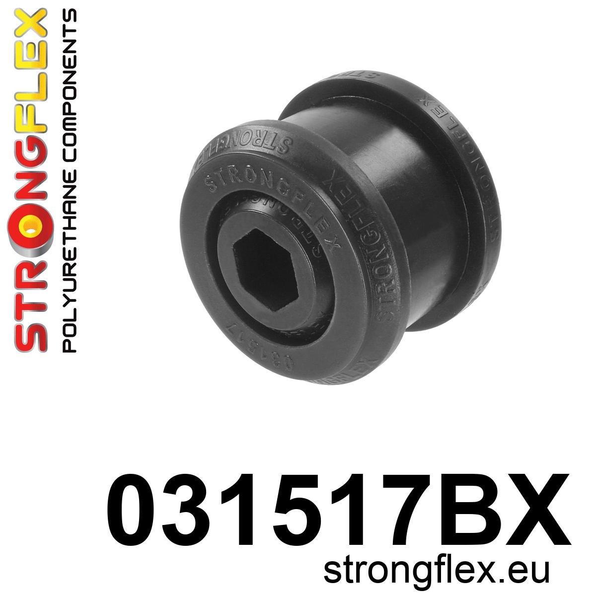 Strongflex BMW E46 Draagarmrubber Centric 66mm (vooras) ZWART – 031517BX 1 Strongflex BMW E46 Draagarmrubber Centric 66mm (vooras) ZWART – 031517BX