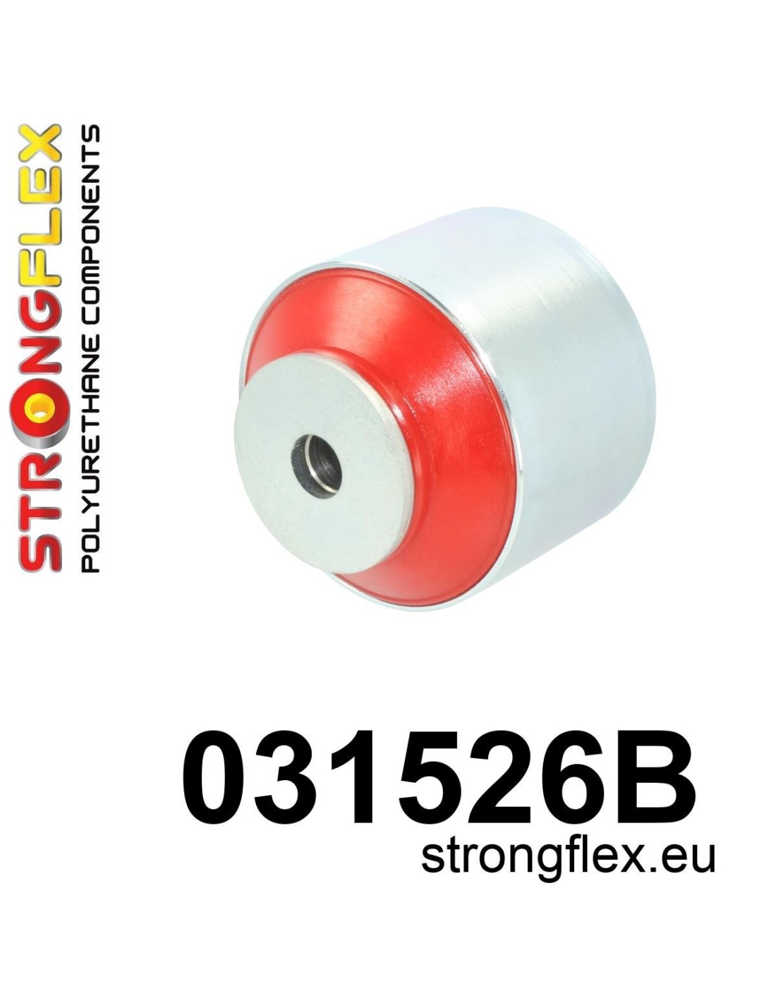 Strongflex BMW E81/E82/E87 Vooras onderste trek-/duwstangrubber – 031526B 1 Strongflex BMW E81/E82/E87 Vooras onderste trek-/duwstangrubber – 031526B