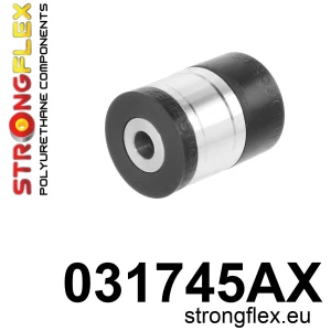 Strongflex BMW E39/E60/E61 Achteras bovenste draagarm binnenste rubber SPORT ZWART – 031745AX