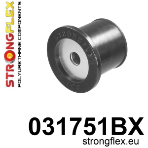 Strongflex BMW E46 Differentieel Steunrubber Voorzijde (achteras) ZWART – 031751BX