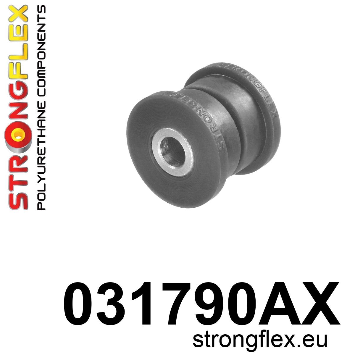 Strongflex Polyurethaan stabilisatorkoppelstang-rubber achteras (draagarmzijde) SPORT – BMW E30 E36 Compact E28 E34 Z3 – 90ShA ZWART – 031790AX 1 Strongflex Polyurethaan stabilisatorkoppelstang-rubber achteras (draagarmzijde) SPORT – BMW E30 E36 Compact E28 E34 Z3 – 90ShA ZWART – 031790AX
