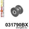 Strongflex BMW E30/E36/E28 Achterste stabilisator-koppelstangrubber (draagarmzijde) ZWART – 031790BX