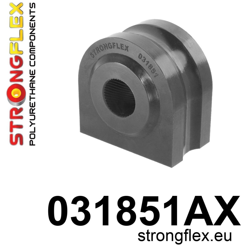 Strongflex BMW E60/E61/E63 Voorste/achterste stabilisatorrubber SPORT ZWART – 031851AX