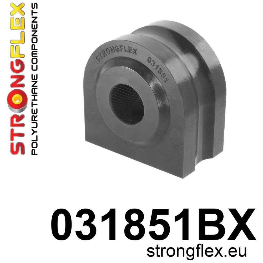 Strongflex BMW E60/E61/E63 Voorste/achterste stabilisatorrubber ZWART – 031851BX