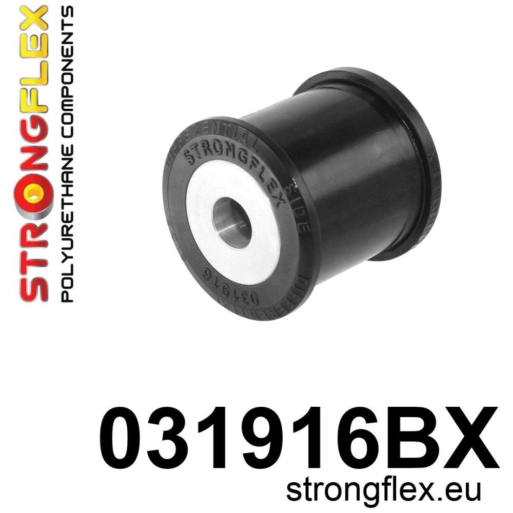 Strongflex BMW E38/Z8/E52 Achteras differentieelophanging rubber voor ZWART – 031916BX