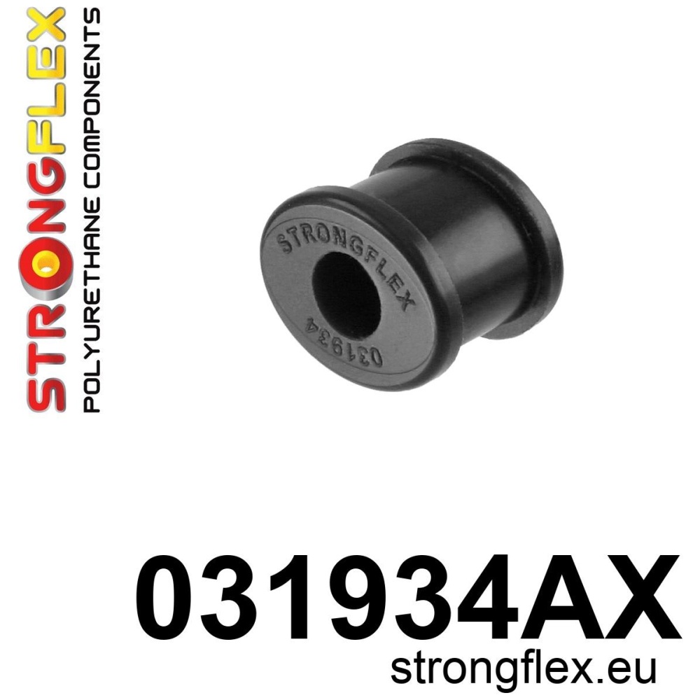 Strongflex BMW E46 Schakelstang Rubber Voorzijde (ovaal 14mm) SPORT ZWART – 031934AX