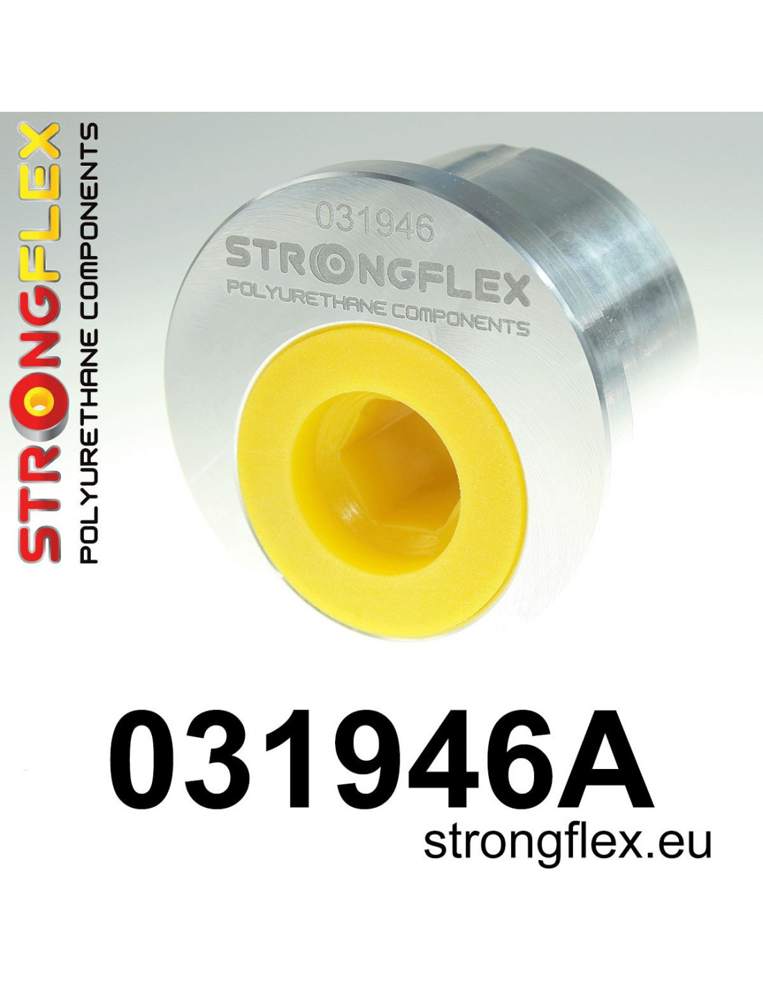 Strongflex BMW E46 Draagarmrubber Excentrisch 66mm (type Z4) SPORT (vooras) – 031946A 1 Strongflex BMW E46 Draagarmrubber Excentrisch 66mm (type Z4) SPORT (vooras) – 031946A