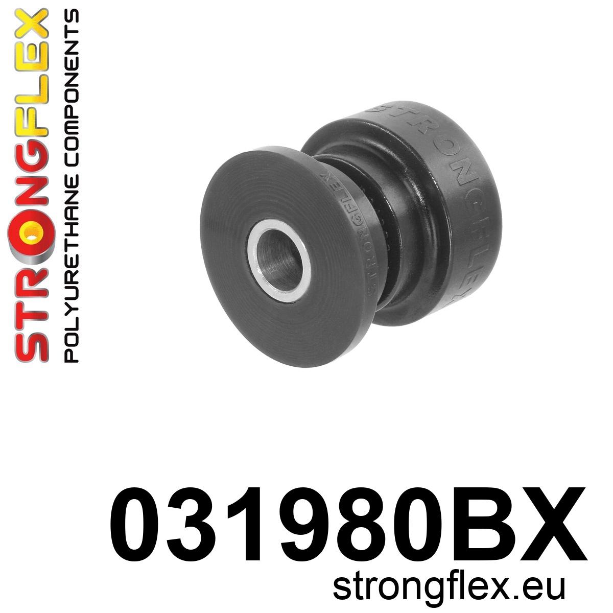 Strongflex BMW E114/E115 Vooras onderste draagarmrubber ZWART – 031980BX 1 Strongflex BMW E114/E115 Vooras onderste draagarmrubber ZWART – 031980BX