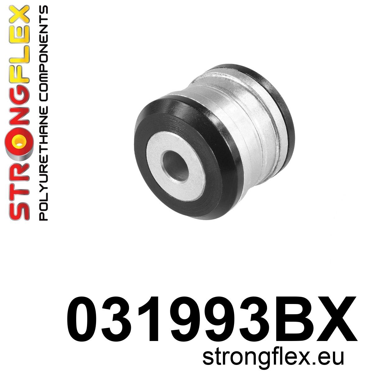 Strongflex BMW E70/F15/E71 Achterste bovenste draagarm - rubber voor ZWART – 031993BX 1 Strongflex BMW E70/F15/E71 Achterste bovenste draagarm – rubber voor ZWART – 031993BX