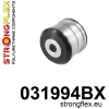 Strongflex BMW E70/F15/E71 Achterste bovenste draagarm – rubber achter ZWART – 031994BX