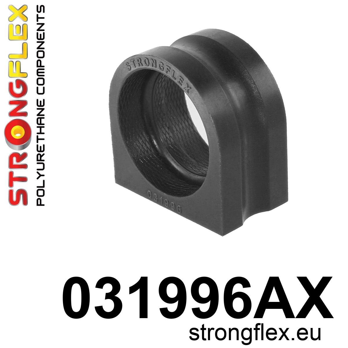 Strongflex BMW E70/F15/F85 Achterste stabilisatorrubber SPORT ZWART – 031996AX 1 Strongflex BMW E70/F15/F85 Achterste stabilisatorrubber SPORT ZWART – 031996AX