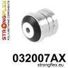 Strongflex BMW F10/F11/F06 Draagarmrubber voor onder – voor SPORT ZWART – 032007AX