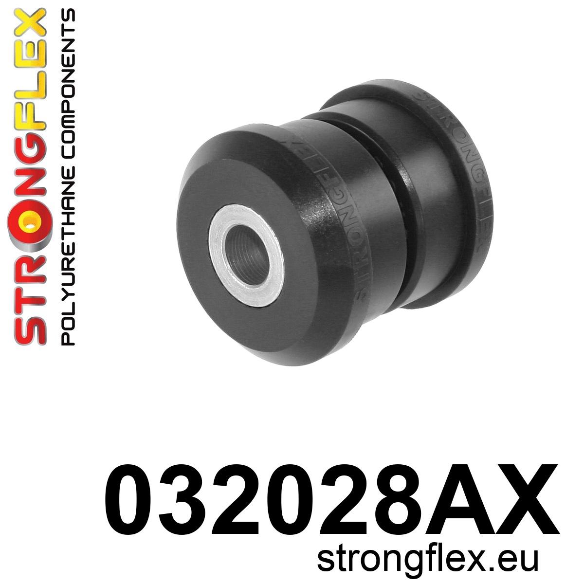Strongflex BMW F10/F06/F12 Oberer Querlenker hinten – Buchse vorne SPORT SCHWARZ – 032028AX 1 Strongflex BMW F10/F06/F12 Achterste bovenste draagarm – rubber voor SPORT ZWART – 032028AX