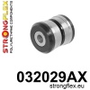 Strongflex BMW F07/F11 Achterste bovenste draagarm – rubber voor SPORT ZWART – 032029AX
