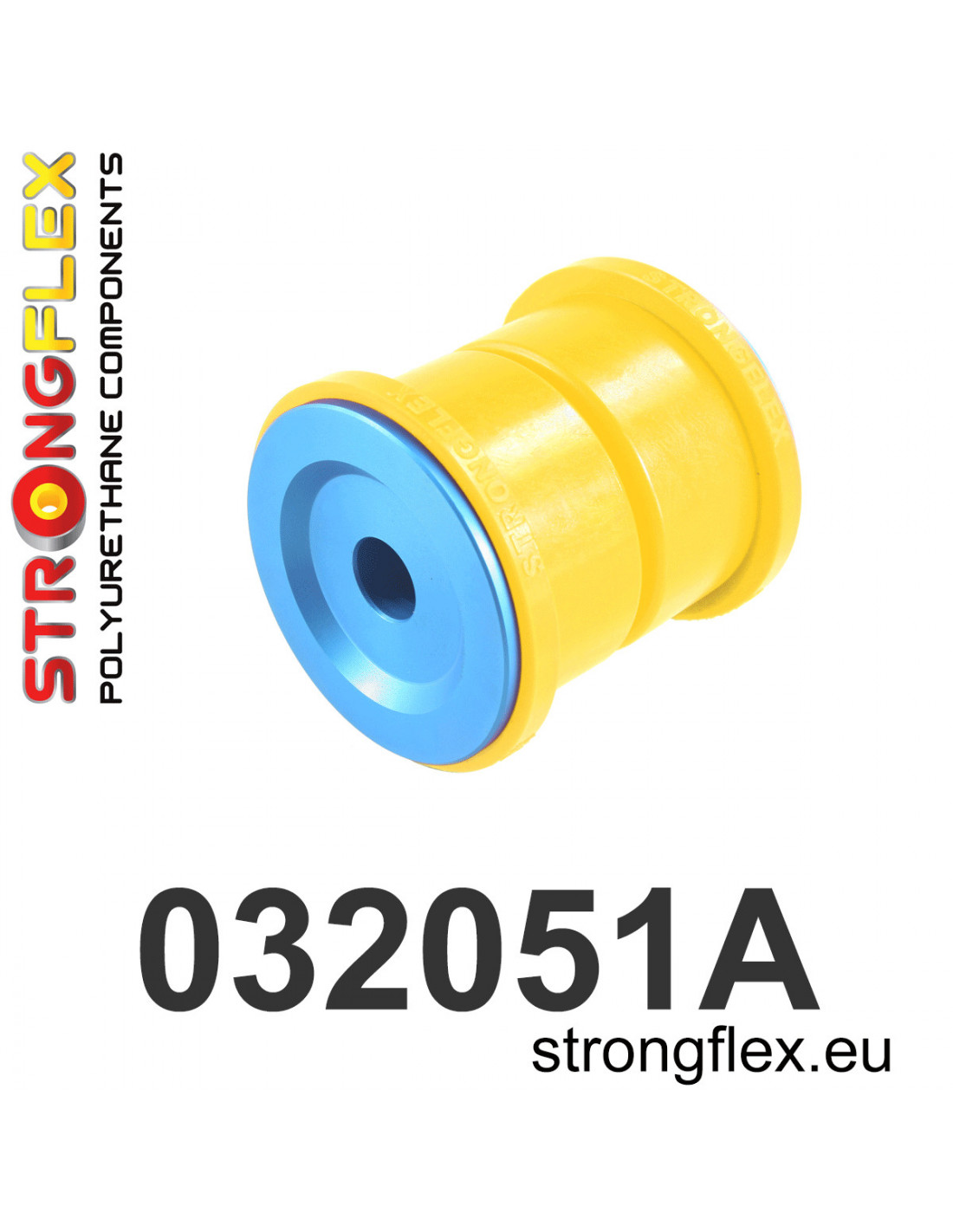 Strongflex BMW F87/F80/F82 Différentiel arrière – silentbloc avant SPORT – 032051A 1 Strongflex BMW F87/F80/F82 Achterdifferentieel - rubber voor SPORT – 032051A